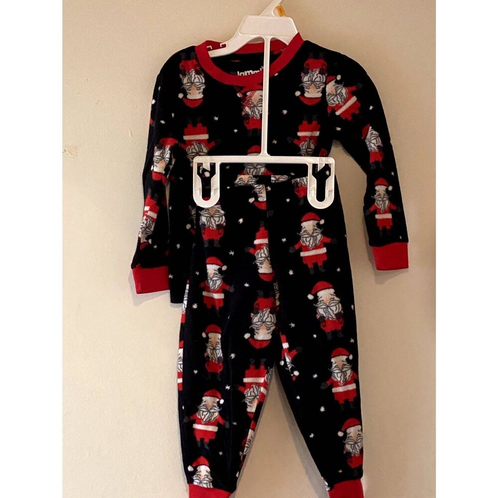 Christmas Light Fleece Toddler Unisex Pajamas 3T